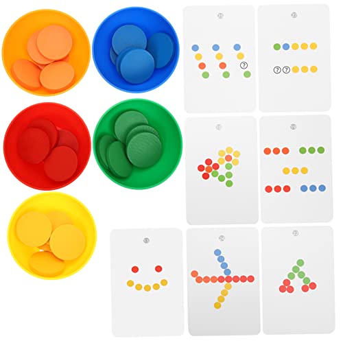 Sosoport 1Satz Farbsortierspielzeug für Kleinkinder Montessori Passende Sortierschale zur Farberkennung Feinmotorik und Kognitiven Fähigkeiten von Sosoport