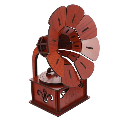 Sosoport 1Satz Grammophon Modell Holz Puzzle für Kreatives DIY Montage Pädagogisches Holzspielzeug zur Dekoration für Jungen und Umweltfreundliches Material Sosoport 1Satz Grammophon Modell Holz Puzzle für Kreatives DIY Montage Pädagogisches Holzspielzeug zur Dekoration für Jungen und Umweltfreundliches Material von Sosoport
