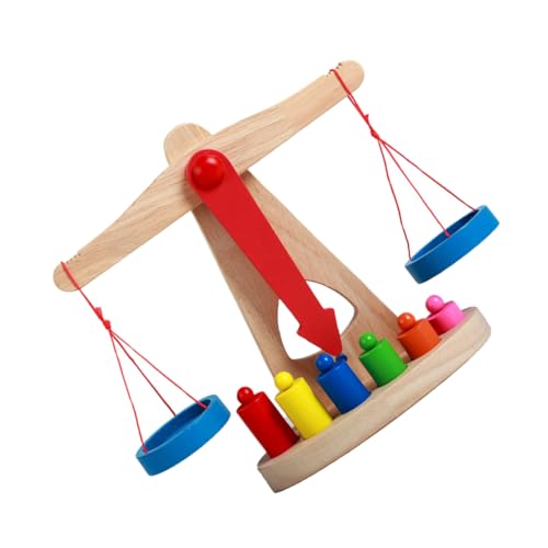 Sosoport 1Satz Holz Balance für Interaktives Lernspielzeug Zahlenverständnis und Kognitiven Fähigkeiten für Eltern Junge Mädchen Aktivitäten von Sosoport