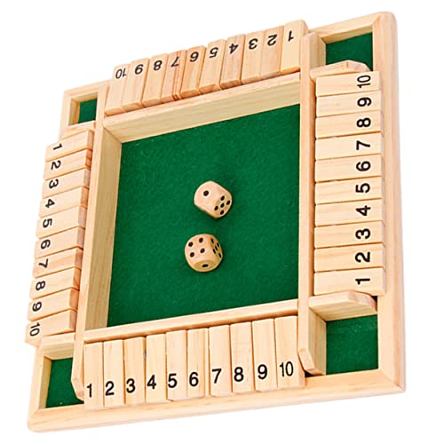 Sosoport 1Satz Holz Brettspiel für Spieler Kreatives Würfelspiel mit Glatter Oberfläche Familienunterhaltung und Partys aus Sicherem Holzmaterial Fördert Sosoport 1Satz Holz Brettspiel für Spieler Kreatives Würfelspiel mit Glatter Oberfläche Familienunterhaltung und Partys aus Sicherem Holzmaterial Fördert von Sosoport