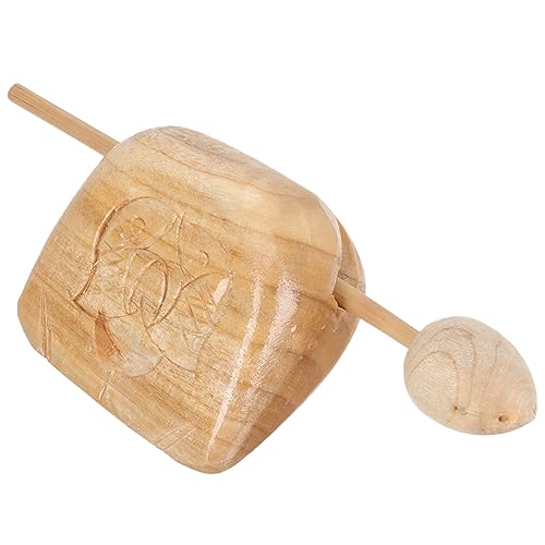 Sosoport 1Satz Holz Fischtempelblock für Hölzernes Percussion für Musikspielzeug und Kreative Sicheres Design ohne Splitter Langlebiges Material Fördert von Sosoport