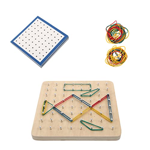 Sosoport 1Satz Holz Pegboard für Geometrische Lernhilfe Kreatives Geoboard Mathematikverständnis und Hand Augen Koordination Ergonomisches Design Sicher Sosoport 1Satz Holz Pegboard für Geometrische Lernhilfe Kreatives Geoboard Mathematikverständnis und Hand Augen Koordination Ergonomisches Design Sicher von Sosoport