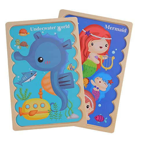 Sosoport 1Satz Holz Puzzle für Kleinkinder Doppelseitiges Cartoon Puzzle Lernfähigkeiten Sicheres und Langlebiges Holzmaterial Spaß für Ganze Familie Sosoport 1Satz Holz Puzzle für Kleinkinder Doppelseitiges Cartoon Puzzle Lernfähigkeiten Sicheres und Langlebiges Holzmaterial Spaß für Ganze Familie von Sosoport
