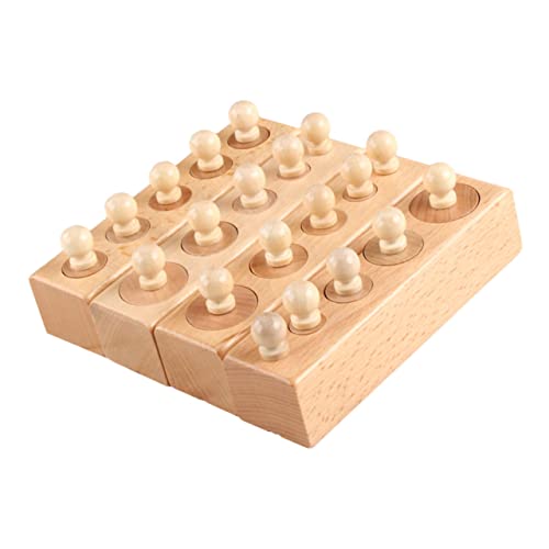 Sosoport 1Satz Holz Zylinder Blöcke Lernspielzeug für Frühe Bildung Familienspielzeug Kreativität und Logischem Umweltfreundliches Design Interaktives Sosoport 1Satz Holz Zylinder Blöcke Lernspielzeug für Frühe Bildung Familienspielzeug Kreativität und Logischem Umweltfreundliches Design Interaktives von Sosoport