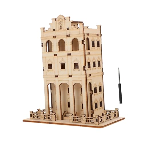 Sosoport 1Satz Holzpuzzle DIY Modellspielzeug Für Pädagogisches Handwerk Kreativität Und Feinmotorik Für Jungen Und Vielseitig Einsetzbar von Sosoport
