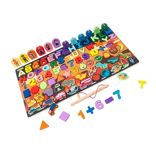 Sosoport 1Satz Holzpuzzle Für Frühe Bildung Puzzlespielzeug Für Junge Mädchen Von Jahren Bunt Und Lehrreich von Sosoport
