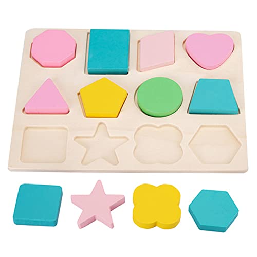 Sosoport Form-Matching-Spielzeug Für Jungen Und Mädchen Formsortierer Für Kleinkinder Pädagogisches Puzzlespiel Sicheres Glattes Spielzeug von Sosoport
