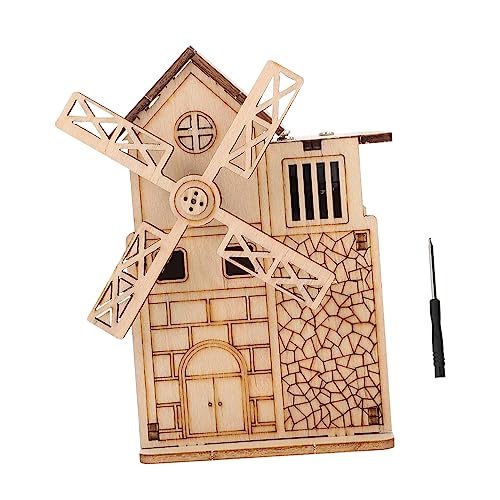 Sosoport 1Satz Holzpuzzle Musikbox Kreatives Spielzeugset Für Motorisierte Musikspielzeug Mit Einzigartigem Puzzle Design Für Kleine von Sosoport