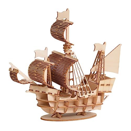 Sosoport 1Satz Holzpuzzle Segelboot Modell für DIY Bastelspielzeug Hand Auge Koordination und Kreativen Entwicklung Einfach zu Montieren aus Hochwertigem Holz Sosoport 1Satz Holzpuzzle Segelboot Modell für DIY Bastelspielzeug Hand Auge Koordination und Kreativen Entwicklung Einfach zu Montieren aus Hochwertigem Holz von Sosoport