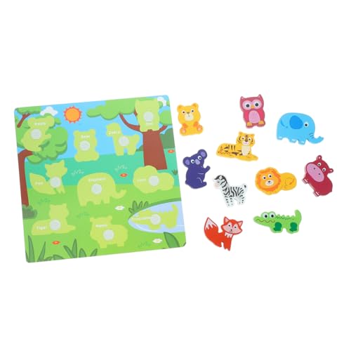 Sosoport 1Satz Holzpuzzle für Kleinkinder Puzzlespaß aus Langlebigem Holz Fördert Kreativität und Lernen für Jungen und Jahren Sosoport 1Satz Holzpuzzle für Kleinkinder Puzzlespaß aus Langlebigem Holz Fördert Kreativität und Lernen für Jungen und Jahren von Sosoport