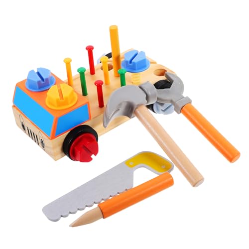 Sosoport 1Satz Holzspielzeug Werkzeugkasten für Schraubendreher und Nuss für Frühe Bildung Auto Fähigkeiten und Realistischem Reparaturerlebnis Sosoport 1Satz Holzspielzeug Werkzeugkasten für Schraubendreher und Nuss für Frühe Bildung Auto Fähigkeiten und Realistischem Reparaturerlebnis von Sosoport