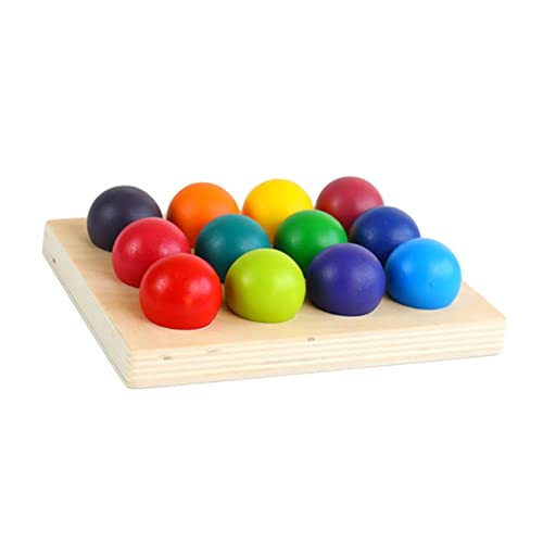 Sosoport 1Satz Holzspielzeug für Teiliges Regenbogen Stapelspiel Fördert Farben und Formen Lernen Sicheres Langlebiges Lernspielzeug aus Massivem Holz für Kleinkinder Sosoport 1Satz Holzspielzeug für Teiliges Regenbogen Stapelspiel Fördert Farben und Formen Lernen Sicheres Langlebiges Lernspielzeug aus Massivem Holz für Kleinkinder von Sosoport
