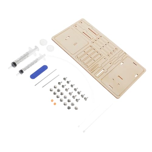 Sosoport 1Satz Hydraulik für Kreatives DIY Wissenschafts Experimentierkit aus Naturholz Lernspielzeug zur Einführung Hydraulik und Luftdruck Sicher und von Sosoport