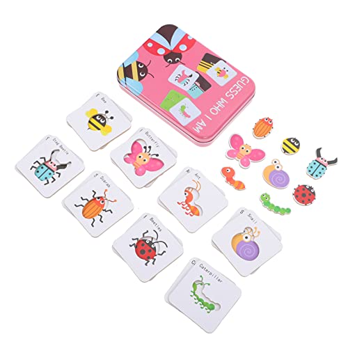 Sosoport 1Satz Interaktives Puzzle für Lernspielzeug mit Insektenmotiven Pädagogisches Matching Puzzle für Frühkindliche Entwicklung Fördert Kognitive Fähigkeiten Sosoport 1Satz Interaktives Puzzle für Lernspielzeug mit Insektenmotiven Pädagogisches Matching Puzzle für Frühkindliche Entwicklung Fördert Kognitive Fähigkeiten von Sosoport