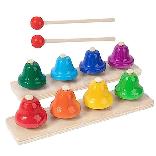 Sosoport 1Satz Kreativen Percussion Handglocken für Musikinstrumente zur Musikalischen Früherziehung Fördert Gehör und Hand Auge Koordination für Jungen Sosoport 1Satz Kreativen Percussion Handglocken für Musikinstrumente zur Musikalischen Früherziehung Fördert Gehör und Hand Auge Koordination für Jungen von Sosoport