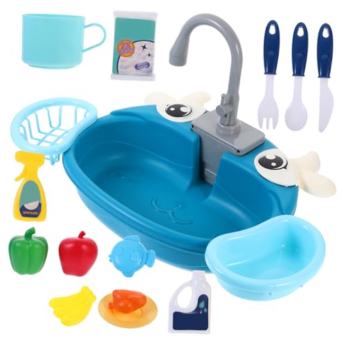 Sosoport 1Satz Küchenspüle für Wasserspielzeug mit Wasserzirkulationssystem Lernspielzeug für Kleinkinder Sicheres Kunststoffmaterial Zubehör Fördert Kognitive Fähigkeiten Sosoport 1Satz Küchenspüle für Wasserspielzeug mit Wasserzirkulationssystem Lernspielzeug für Kleinkinder Sicheres Kunststoffmaterial Zubehör Fördert Kognitive Fähigkeiten von Sosoport