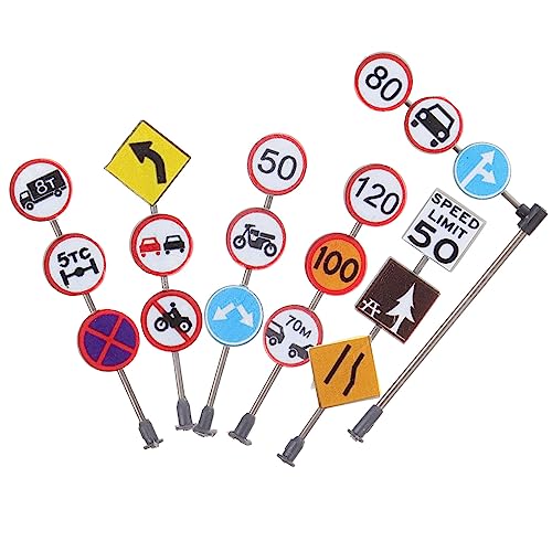 Sosoport 1Satz Kunststoff Verkehrszeichen Für Modellverkehr Verkehrssignal Für Frühe Bildung Robuste Und Sichere Verkehrszeichen Für Drinnen Und Draußen Sosoport 1Satz Kunststoff Verkehrszeichen Für Modellverkehr Verkehrssignal Für Frühe Bildung Robuste Und Sichere Verkehrszeichen Für Drinnen Und Draußen von Sosoport