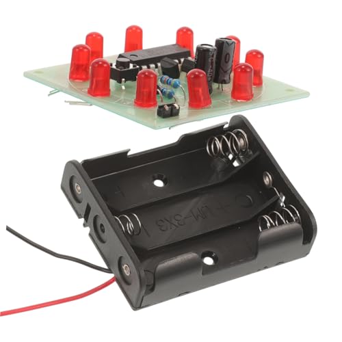 Sosoport 1Satz LED DIY Kit Handmontiertes Elektrisches Schaltungsmodell für Wissenschaftliche Experimente Komponenten und Batteriebox Sosoport 1Satz LED DIY Kit Handmontiertes Elektrisches Schaltungsmodell für Wissenschaftliche Experimente Komponenten und Batteriebox von Sosoport