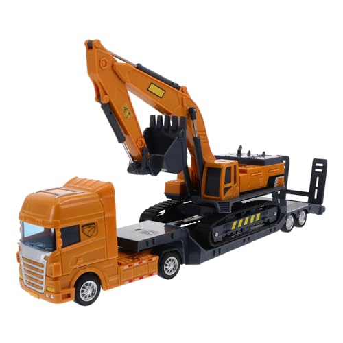 Sosoport 1Satz LKW Bauwagen Spielzeugautos für Jungen und Leichte und Sichere Konstruktion mit Interaktiven Fahrzeugmodellen für Eltern Junge Mädchen Spielspaß von Sosoport