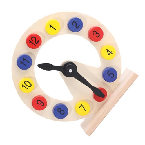 Sosoport 1Satz Lernspielzeug Holzspielzeug Uhr Für Sortieruhr Mit Multifunktionalem Design Formen Farben Für Kleinkinder Und Vorschulkinder Sosoport 1Satz Lernspielzeug Holzspielzeug Uhr Für Sortieruhr Mit Multifunktionalem Design Formen Farben Für Kleinkinder Und Vorschulkinder von Sosoport