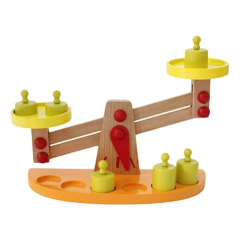 Sosoport 1Satz Lernspielzeug Holzwaage mit Waagschale Fördert Mathematische Fähigkeiten und Kognitive Entwicklung für Kreatives und Frühes Lernen Langlebig und Sicher Sosoport 1Satz Lernspielzeug Holzwaage mit Waagschale Fördert Mathematische Fähigkeiten und Kognitive Entwicklung für Kreatives und Frühes Lernen Langlebig und Sicher von Sosoport