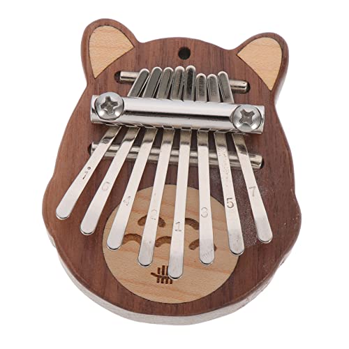 Sosoport 1Satz Mini Kalimba Daumenklavier Aus Holz Exquisite Mit Tasten Tragetasche Für Anfänger Und Musikliebhaber Tiefbraune Farbe von Sosoport