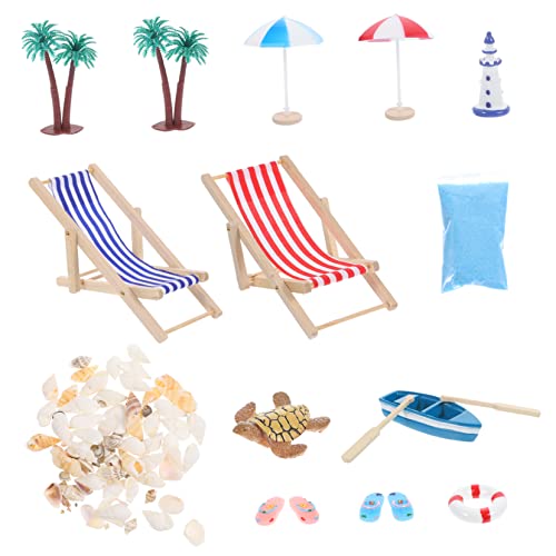 Sosoport 1Satz Mini Strandzubehör Teiliges Strand Accessoires für Puppenhäuser DIY Mikro Landschaften für Kreative Spielprojekte Feiner Verarbeitung Sosoport 1Satz Mini Strandzubehör Teiliges Strand Accessoires für Puppenhäuser DIY Mikro Landschaften für Kreative Spielprojekte Feiner Verarbeitung von Sosoport