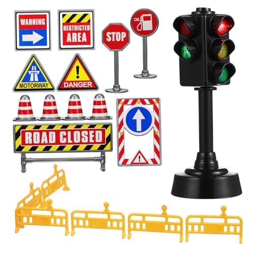 Sosoport 1Satz Mini Verkehrszeichen für Mini Verkehrszeichen und Ampellichtspielzeug Sicheres und Langlebiges Lernspielzeug Verkehrswissen und Kognitiver Sosoport 1Satz Mini Verkehrszeichen für Mini Verkehrszeichen und Ampellichtspielzeug Sicheres und Langlebiges Lernspielzeug Verkehrswissen und Kognitiver von Sosoport