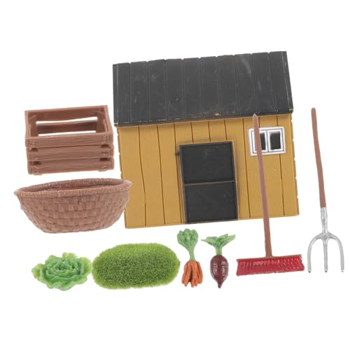 Sosoport Kleiner Bauernhaus Modell Satz für Kinder Miniatur Bauernhof Dekoration Pädagogisches Spielzeug für Kleiner Garten Spielzeug für Puppenhaus Zubehör Kunststoff Sosoport Kleiner Bauernhaus Modell Satz für Kinder Miniatur Bauernhof Dekoration Pädagogisches Spielzeug für Kleiner Garten Spielzeug für Puppenhaus Zubehör Kunststoff von Sosoport