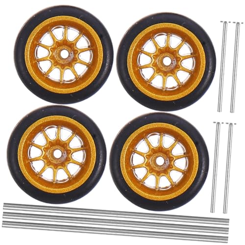Sosoport 1Satz Modell Goldfarbene Felgen Langlebig Vielseitig Einsetzbar Für Verschiedene Spielzeugautos Sosoport 1Satz Modell Goldfarbene Felgen Langlebig Vielseitig Einsetzbar Für Verschiedene Spielzeugautos von Sosoport