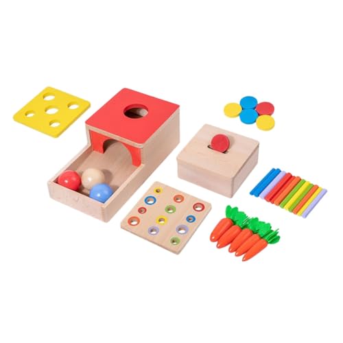Sosoport 1Satz Montessori Lernspielzeug für Kleinkinder Hand Auge Koordination aus Holz Sensorisches Drehspielzeug für Frühe Ab Jahr Fördert Konzentration und Farbwahrnehmung Sosoport 1Satz Montessori Lernspielzeug für Kleinkinder Hand Auge Koordination aus Holz Sensorisches Drehspielzeug für Frühe Ab Jahr Fördert Konzentration und Farbwahrnehmung von Sosoport