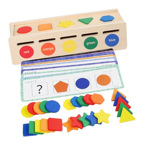 Sosoport 1Satz Montessori und Formsortierspielzeug aus Holz für Kleinkinder Feinmotorik für Lernspiele Ab Jahren von Sosoport