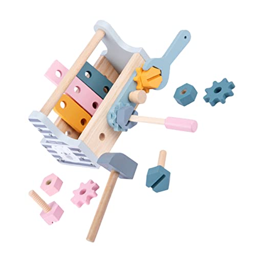 Sosoport 1Satz Multifunktionaler Holz Werkzeugkasten für Pädagogisches für Kreatives Geschenkidee für Kleinkinder Sicheres Langlebiges Holzspielzeug Fördert Motorische Fähigkeiten Sosoport 1Satz Multifunktionaler Holz Werkzeugkasten für Pädagogisches für Kreatives Geschenkidee für Kleinkinder Sicheres Langlebiges Holzspielzeug Fördert Motorische Fähigkeiten von Sosoport