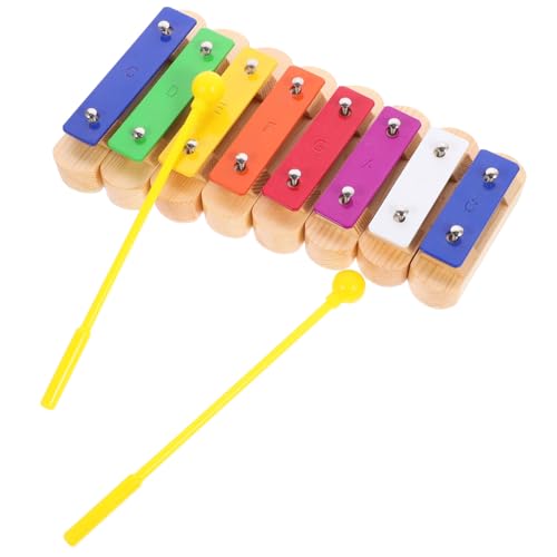 Sosoport 1Satz Noten Holzxylophon für Robustes Percussion Musikinstrument der Musikalischen Kreativität und Entwicklung Musikalischer Fähigkeiten der Frühen von Sosoport