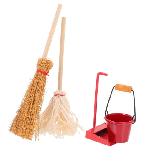 Sosoport 1Satz Puppenhaus Reinigungswerkzeuge Teilig Mini Mop Eimer Kehrschaufel Besen für Puppenhaus Zubehör Realistische Dekoration Langlebig und Praktisch Sosoport 1Satz Puppenhaus Reinigungswerkzeuge Teilig Mini Mop Eimer Kehrschaufel Besen für Puppenhaus Zubehör Realistische Dekoration Langlebig und Praktisch von Sosoport