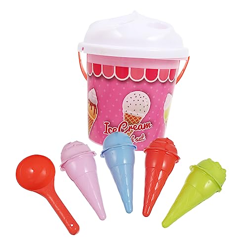 Sosoport 1Satz Sandspielzeug Playset Mit Eiscreme Eimer Und Verschiedenen Formen Plastik Strandspielzeug Für Jungen Für Sandkasten Sosoport 1Satz Sandspielzeug Playset Mit Eiscreme Eimer Und Verschiedenen Formen Plastik Strandspielzeug Für Jungen Für Sandkasten von Sosoport