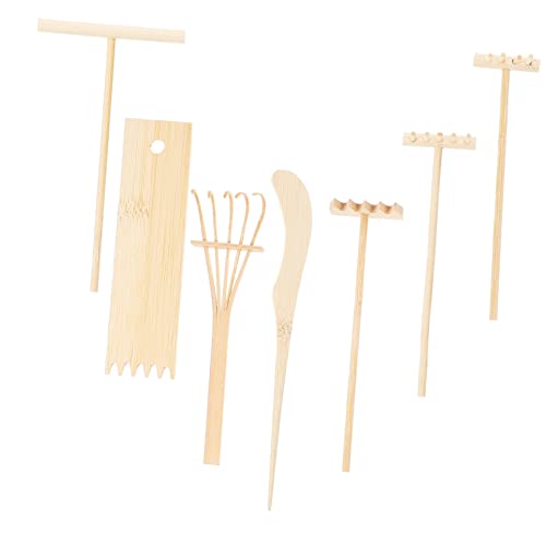 Sosoport 1Satz Teiliges Mini Zen Rakes Kreative Tischdeko Und DIY Landschaftsmini Rakes Für Meditation Und Sandmalerei Kleine Bambusrechen Für Ihre Mikro Gartenlandschaft Sosoport 1Satz Teiliges Mini Zen Rakes Kreative Tischdeko Und DIY Landschaftsmini Rakes Für Meditation Und Sandmalerei Kleine Bambusrechen Für Ihre Mikro Gartenlandschaft von Sosoport