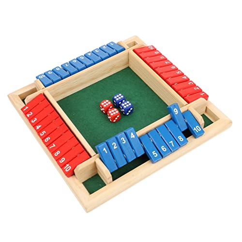 Sosoport 1Satz Tragbares Holzspielzeug Brettspiel für Spieler Interaktives Partyspiel Ktv Spielzubehör mit Rutschfester Unterseite für Familienunterhaltung Sosoport 1Satz Tragbares Holzspielzeug Brettspiel für Spieler Interaktives Partyspiel Ktv Spielzubehör mit Rutschfester Unterseite für Familienunterhaltung von Sosoport