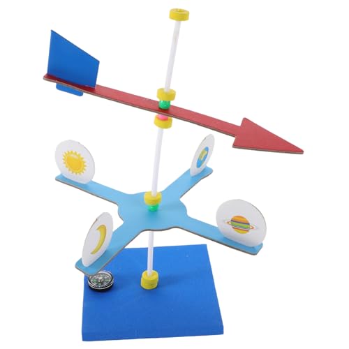 Sosoport 1Satz Windfahne Experimentierkasten für DIY Windfahnen Montagespielzeug für Wissenschaftliche Projekte und Experimente Pädagogisches Lernspielzeug für Kreative Entdeckungen Sosoport 1Satz Windfahne Experimentierkasten für DIY Windfahnen Montagespielzeug für Wissenschaftliche Projekte und Experimente Pädagogisches Lernspielzeug für Kreative Entdeckungen von Sosoport