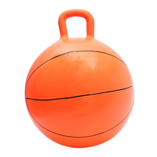 Sosoport 1Stück Aufblasbarer Hüpfbällchen Basketball Form für Outdoor und Eltern Junge Mädchen Aktivitäten Fördert Gleichgewicht und Ausdauer Kreatives für Mehr Spaß von Sosoport