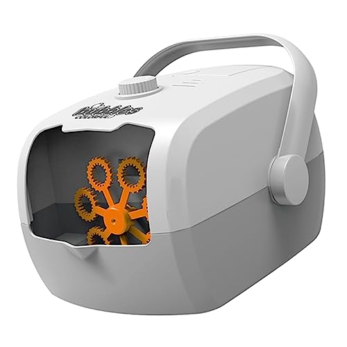 Sosoport 1Stück Automatische Seifenblasenmaschine Für Handheld Bubble Maker Für Hochzeiten Und Partys Weiß Mit Bubble Wasser Lustiges Für Jungen von Sosoport