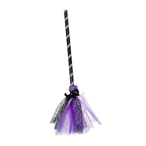 Sosoport 1Stück Halloween Besen Deko für Hexen Halloween Besom Prop Kostümparty Rollenspiele Stabil Leicht und Langlebig für Unvergessliche Feiern von Sosoport