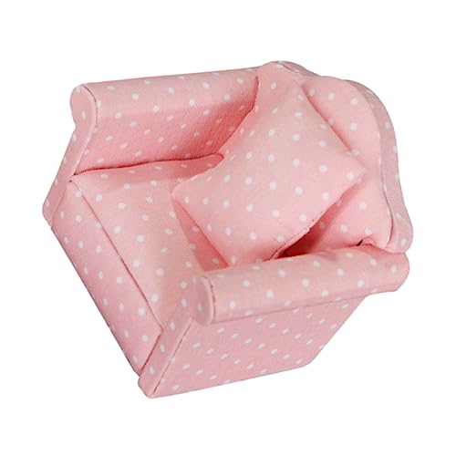 Sosoport 1Stück Holzsofa für Puppenhaus mit Kissen für Perfektes Accessoire für Playhouse Möbel Stabil und Detailreich Gestaltet Sosoport 1Stück Holzsofa für Puppenhaus mit Kissen für Perfektes Accessoire für Playhouse Möbel Stabil und Detailreich Gestaltet von Sosoport