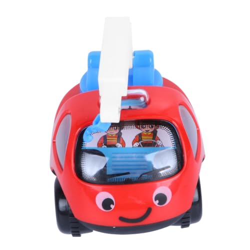 Sosoport 1Stück Kran Spielzeugauto für Kleinkinder Rückstoßgetriebenes Ingenieurspielzeug Sicher und Langlebig Kreatives für Jungen und Ab Jahr Rot von Sosoport