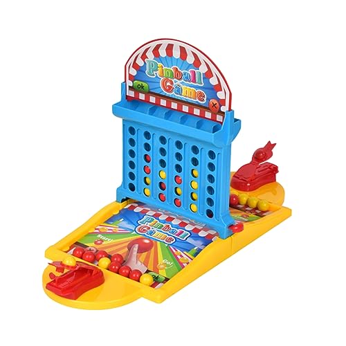 Sosoport 1Stück Mini Basketball Flipper Launcher Desktop Basketball Freizeitspiel für Familie und Freunde Zufällige Farbvariante Spaß und Spannung für Jung von Sosoport