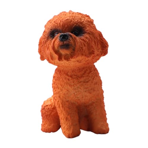 Sosoport 1Stück Mini Figur Realistisches Hundemodell Orange Für Haustier Dekoration Und Charmante Pudelverzierung Für Sammler Und Hundeliebhaber Sosoport 1Stück Mini Figur Realistisches Hundemodell Orange Für Haustier Dekoration Und Charmante Pudelverzierung Für Sammler Und Hundeliebhaber von Sosoport