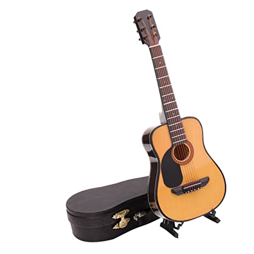 Sosoport 1Stück Mini Gitarrenmodell Deko Lebensechte Gitarrendekoration für Zuhause Geburtstagsgeschenk und Lehrmittel Langlebig Sosoport 1Stück Mini Gitarrenmodell Deko Lebensechte Gitarrendekoration für Zuhause Geburtstagsgeschenk und Lehrmittel Langlebig von Sosoport