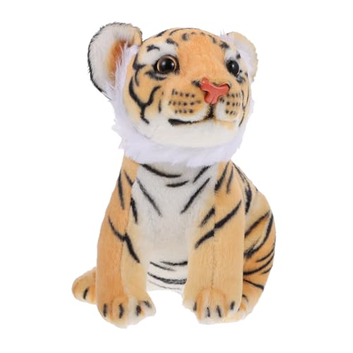 Sosoport 1Stück Plüsch Tiger Dekorative Tiger Statue für Zuhause Lebensechtes Tier für Regal Wohnzimmer Zimmer Sosoport 1Stück Plüsch Tiger Dekorative Tiger Statue für Zuhause Lebensechtes Tier für Regal Wohnzimmer Zimmer von Sosoport