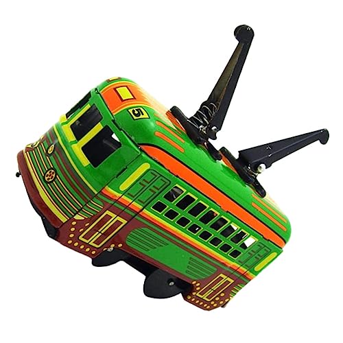 Sosoport 1Stück Wind Up Tramcar für Sicheres Umweltfreundliches Design Leicht und Tragbar für Stundenlangen Spielspaß von Sosoport