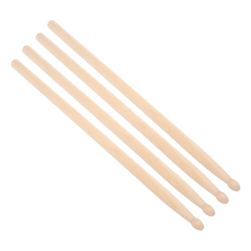 Sosoport 2 Paare Holz Trommelstöcke Ahorn Drumsticks für Jazzdrums Rutschfester Griff Vielseitig Einsetzbar Zubehör für Schlagzeuger Aller Erfahrungsstufen von Sosoport